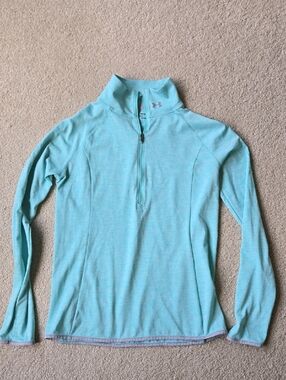 Under Armour Light Mint Quarter-Zip Pullover